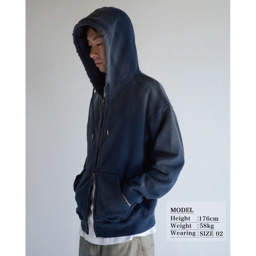 ANACHRONORM FADED FULL ZIP HOODIE