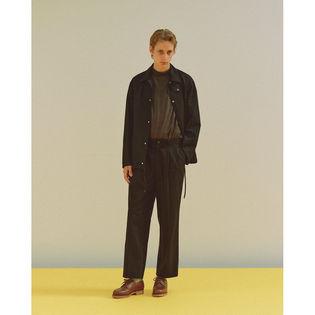 MARKAWARE  CLASSIC FIT DOUBLE PLEATED TROUSERS