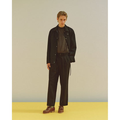 MARKAWARE  CLASSIC FIT DOUBLE PLEATED TROUSERS