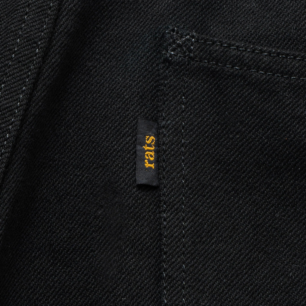 RATS BLACK DENIM PANTS