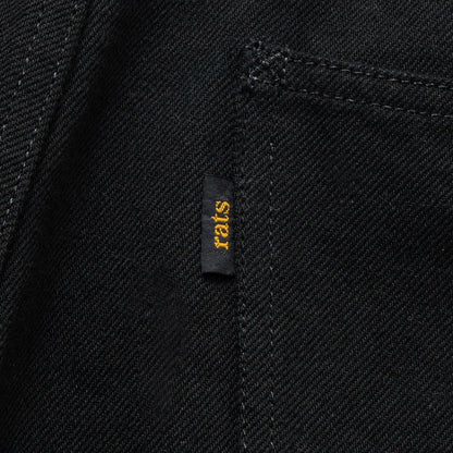 RATS BLACK DENIM PANTS