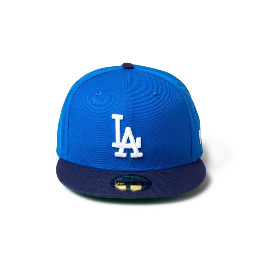 NEW ERA  59FIFTY Powered by GORO NAKATSUGAWA(min-nano) ロサンゼルス・ドジャース スエットバンドブルーバイザー ライトネイビー
