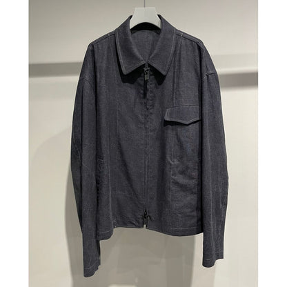 Y's for men INK-DYED HOUNDSTOOTH BLOUSON