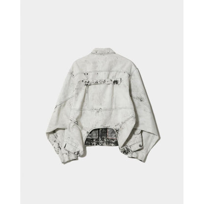 beautiful people  double-end left hand twill denim blouson