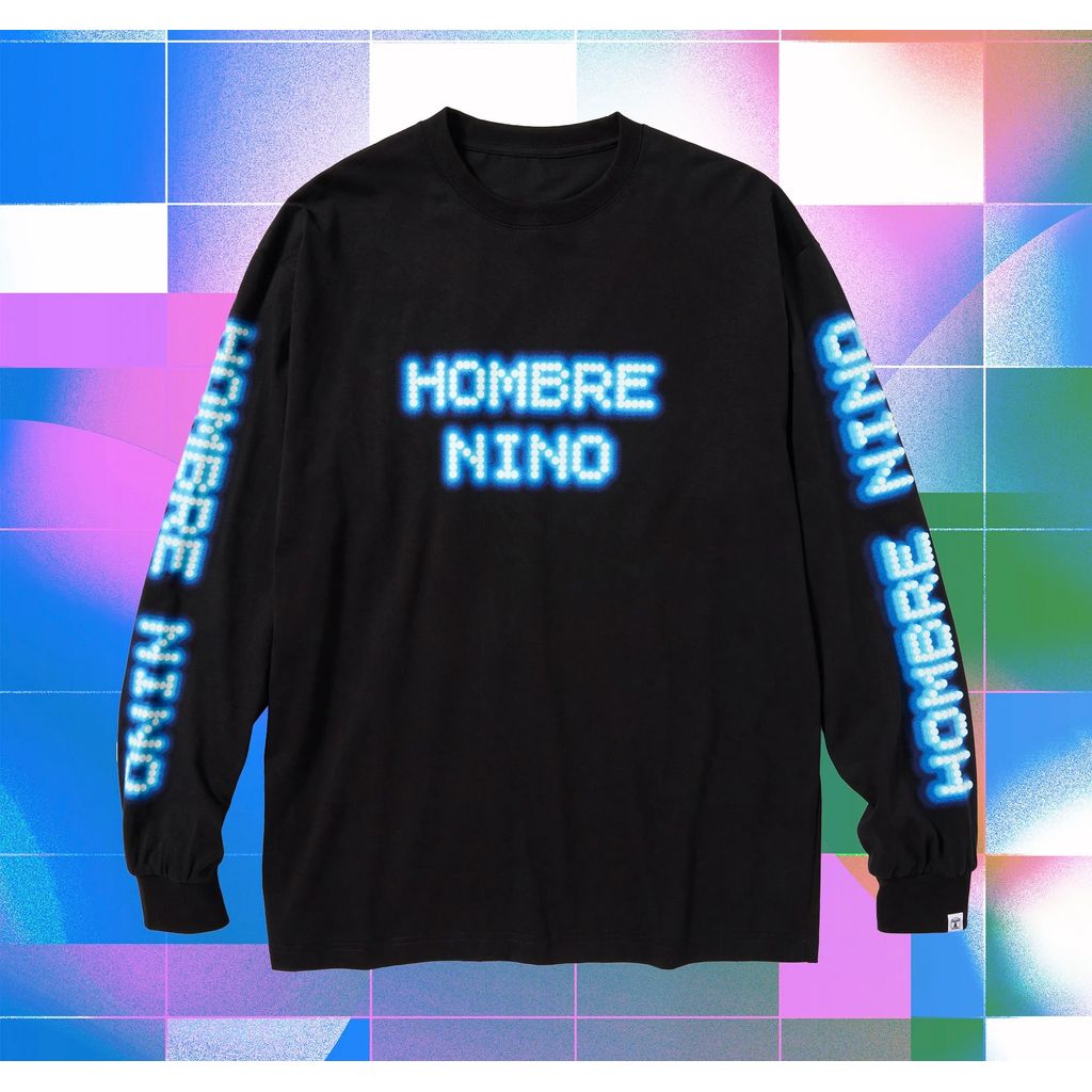 HOMBRENINO L/S PRINT TEE (RETRO)
