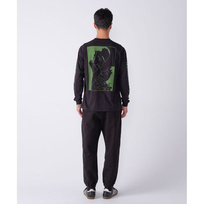BEDWIN & THE HEARTBREAKERS L/S PRINTED TEE "JAH"