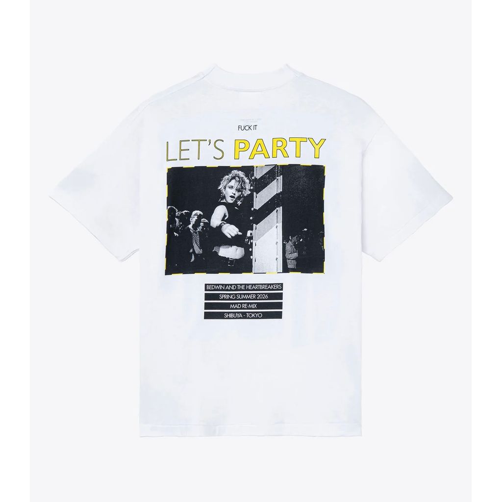 BEDWIN & THE HEARTBREAKERS S/S PRINTED TEE "Lets Party"