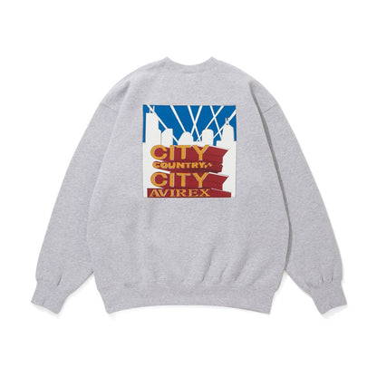 CITY COUNTRY CITY x AVIREX_SWEATSHIRT