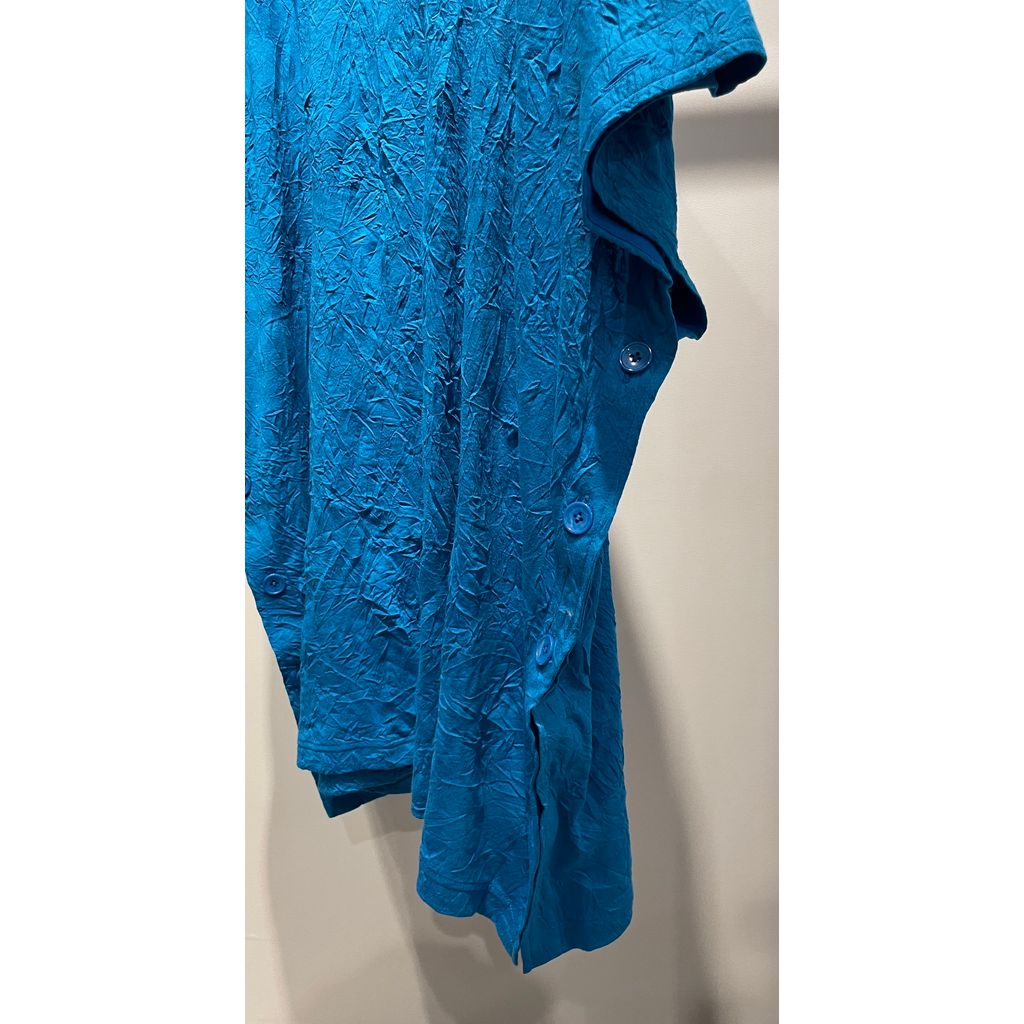 Ground Y CATCH WASHER BIG T WITH SIDE BUTTONS T-SHIRT