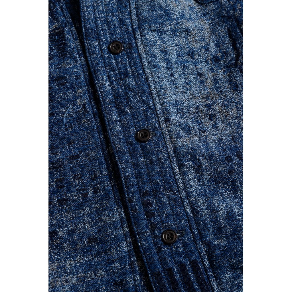 FDMTL BORO JAQUARD HAORI SHIRT RINSE