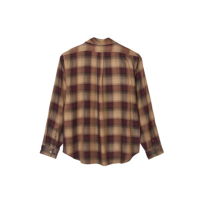 SUGARHILL PLAID OPEN COLLOR SHIRTS