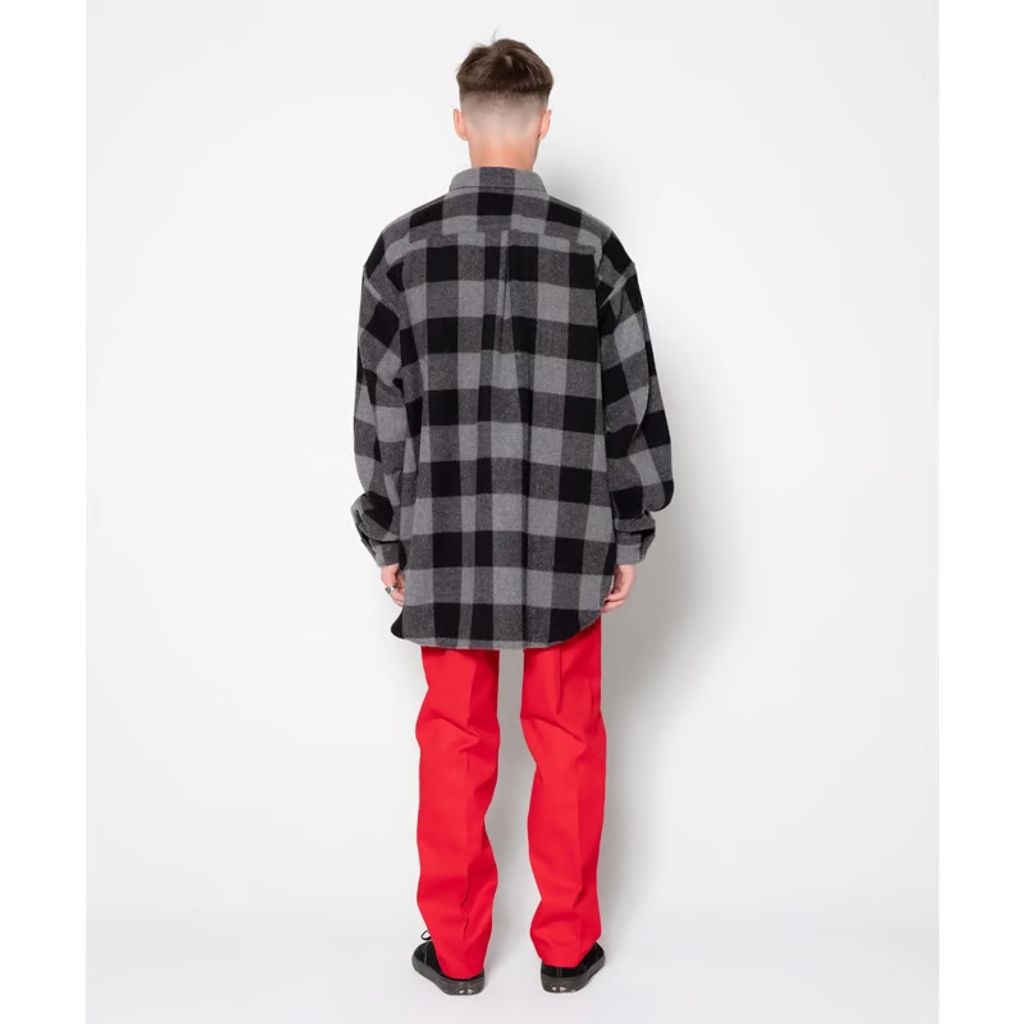 BEDWIN & THE HEARTBREAKERS L/S BUFFLAO CHECK BIG SHIRT "BILLY"
