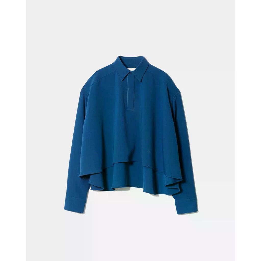 beautiful people triacetate double cloth tailcoat shirt