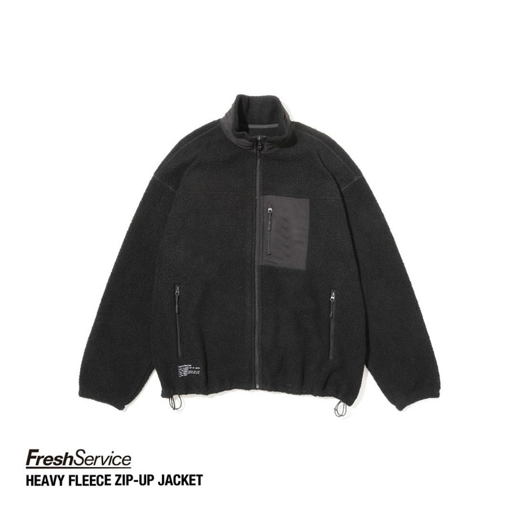 FreshService "HEAVY FLEECE ZIP-UP JACKET"