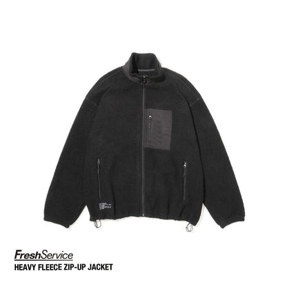 FreshService "HEAVY FLEECE ZIP-UP JACKET"