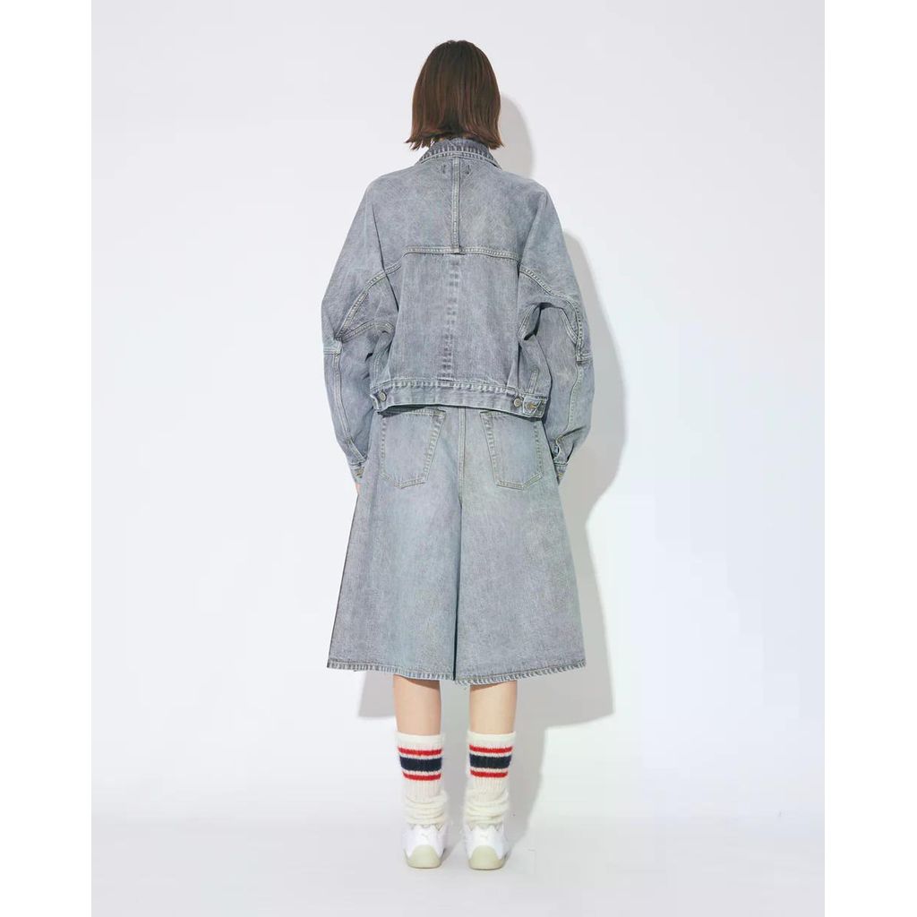 beautiful people selvedge denim o/d tuck skirt pants
