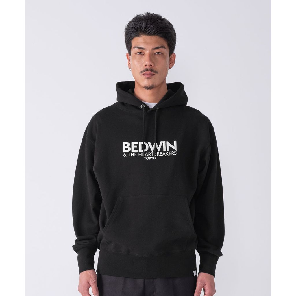 BEDWIN & THE HEARTBREAKERS L/S PRINTED HOODIE "RIDLEY"
