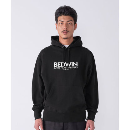 BEDWIN & THE HEARTBREAKERS L/S PRINTED HOODIE "RIDLEY"