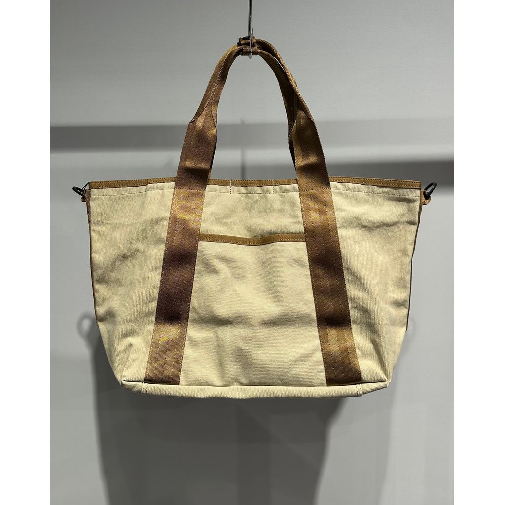 COMME des GARCONS HOMME 「BRIEFING」W-NAME COTTON CANVAS BAG（BEIGE）