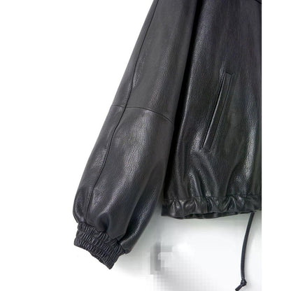 refomed CCU LEATHER FORMAN JACKET