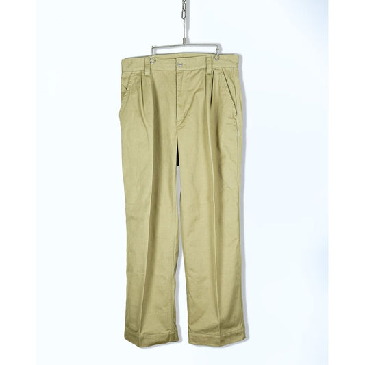 ANDFAMILYS Old American 2Pleats Trousers