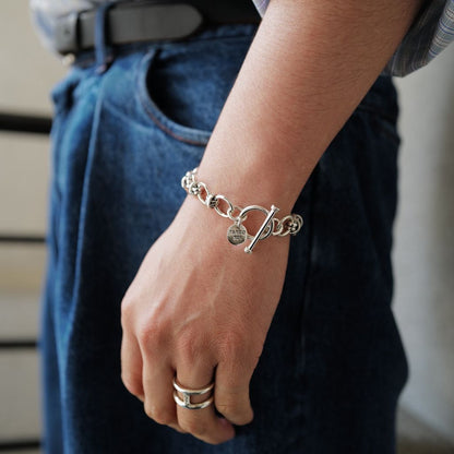 XOLO JEWELRY  Horn Link Bracelet 12mm-19cm