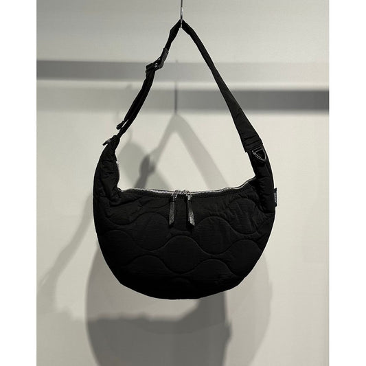 COMME des GARCONS HOMME NYLON RIPSTOP QUILTING BAG（BLACK）