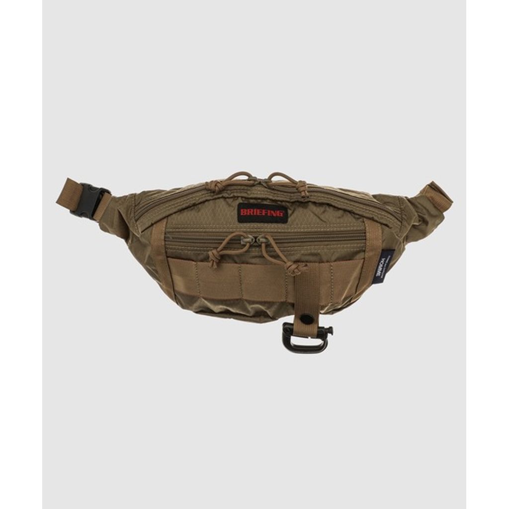 COMME des GARCONS HOMME  「BRIEFING」W-NAME NYLON LIPSTOP BAG