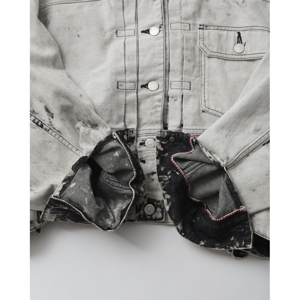 beautiful people  double-end left hand twill denim blouson