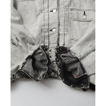 beautiful people  double-end left hand twill denim blouson