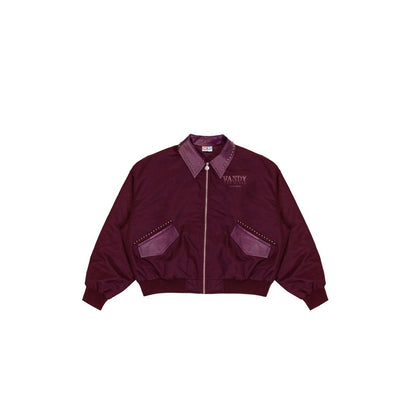 VANDY THE PINK Nylon Bomber jacket