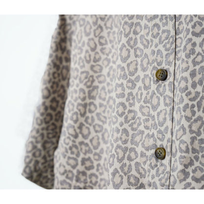 ANDFAMILYS Animal Button Down Shirts