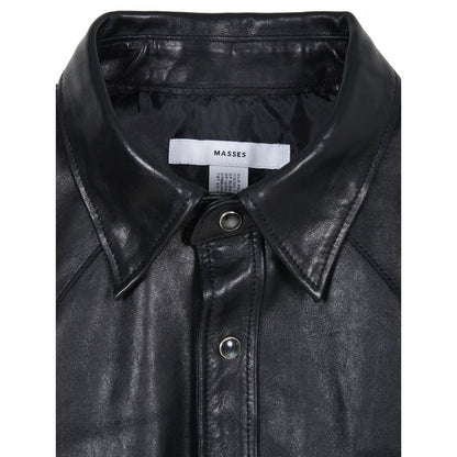 MASSES HORSE LEATHER SHIRT VINTAGE W (BLACK)
