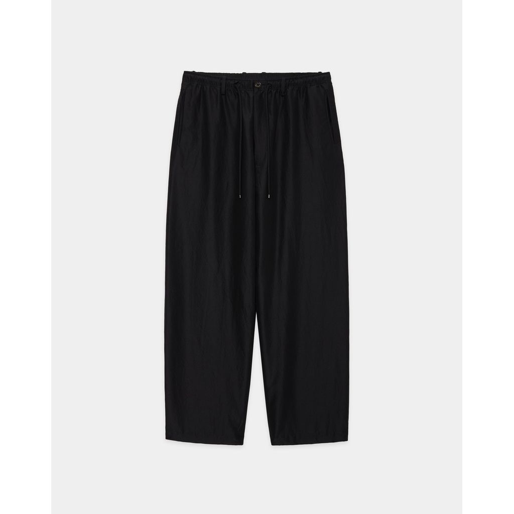 MARKAWARE  BRATAC SILK × ORGANIC WOOL TAFFETA WIDE TRUCK PANTS
