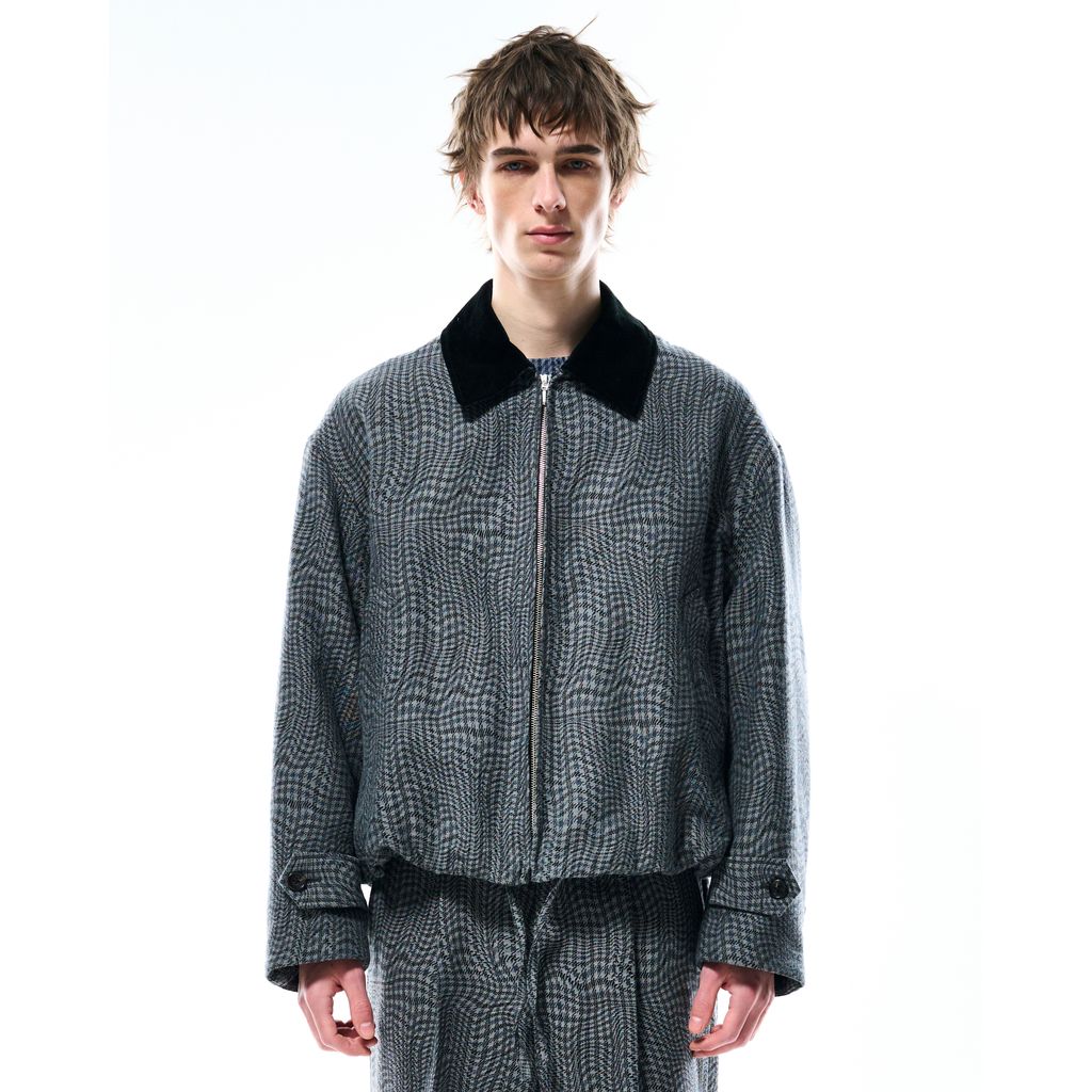 TOLQ  Padded Zip Short Jacket