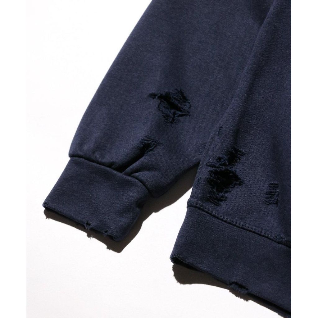 THRIFTY LOOK WORN-OUT BAND CREW SWEAT NIRVANA