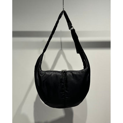 COMME des GARCONS HOMME COTTON NYLON TWILL SHOULDER BAG（BLACK）