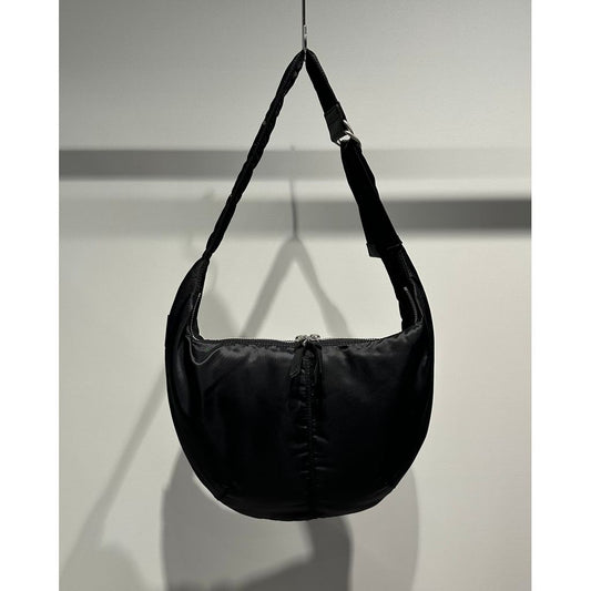 COMME des GARCONS HOMME COTTON NYLON TWILL SHOULDER BAG（BLACK）