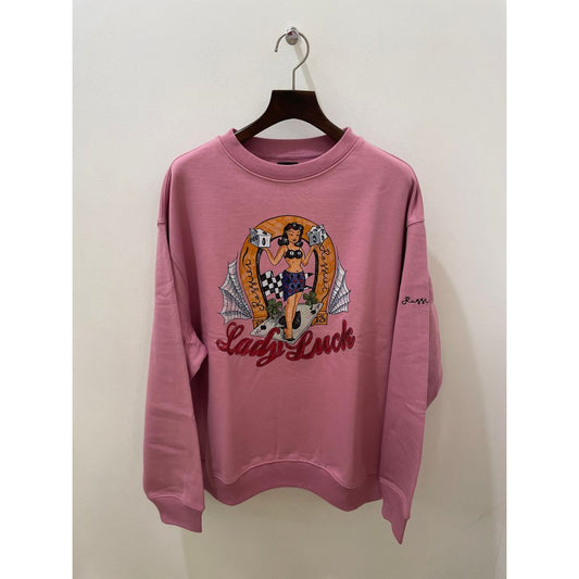 RASSVET/PACCBET  MEN LADY LUCK CREWNECK SWEATSHIRT KNIT