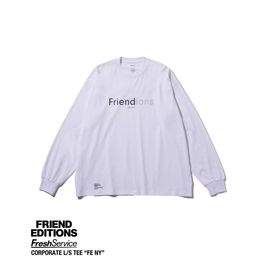 FreshSevice × FRIEND EDITIONS CORPORATE L/S TEE "FE NY"