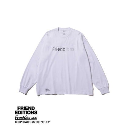 FreshSevice × FRIEND EDITIONS CORPORATE L/S TEE "FE NY"