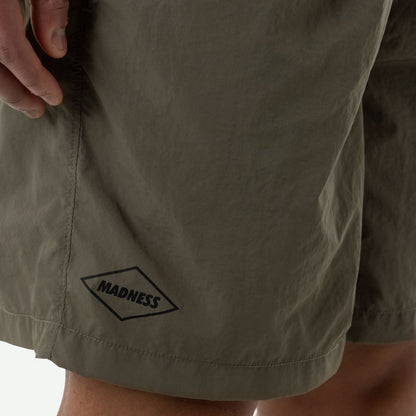 MADNESS RHOMBUS LOGO NYLON ESSENTIAL SHORTS (17")