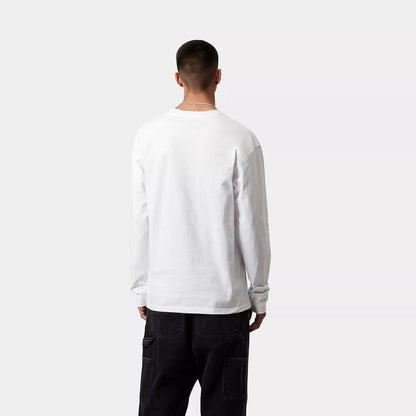 CARHARTT WIP  L/S AMERICAN SCRIPT T-SHIRT