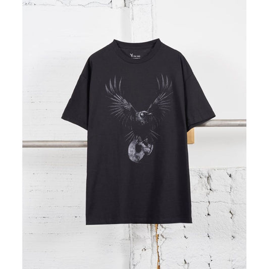 Y's for men × masses ROUND NECK SHORT SLEEVE T D-2