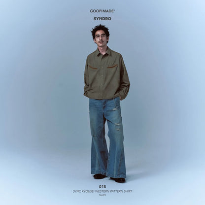 GOOPiMADE 01S-SYNC KYOUSEI WESTERN PATTERN SHIRT