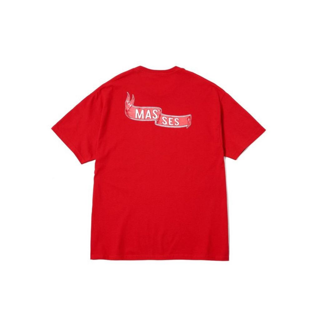 MASSES X PORKCHOP  T-SHIRT FLYING WHEEL P