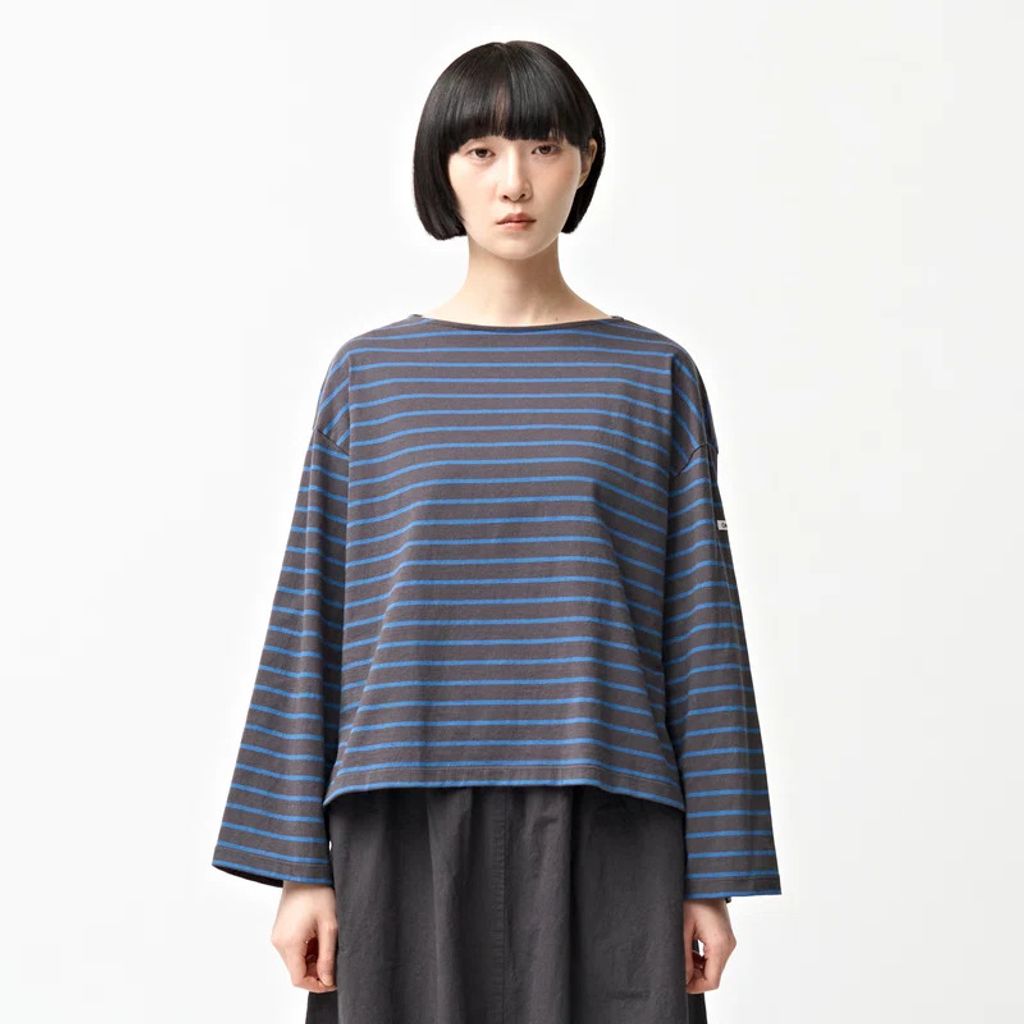 ORCIVAL OR-C0554 Women's Cotton Jersey Boat Neck Wide Sleeve Pullover 26AW