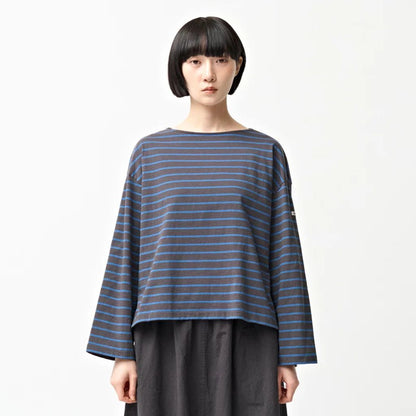 ORCIVAL OR-C0554 Women's Cotton Jersey Boat Neck Wide Sleeve Pullover 26AW