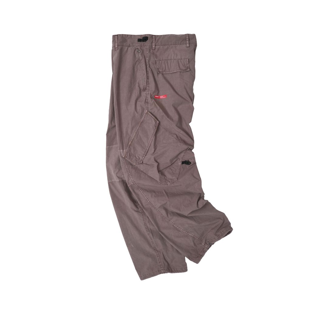 MAGIC STICK REFINED BDU WIDE PANTS (FADE RED BEAN)