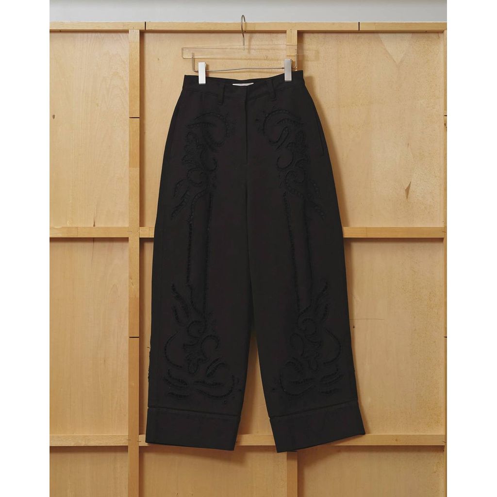 TODAYFUL Cut Lace Twill Pants